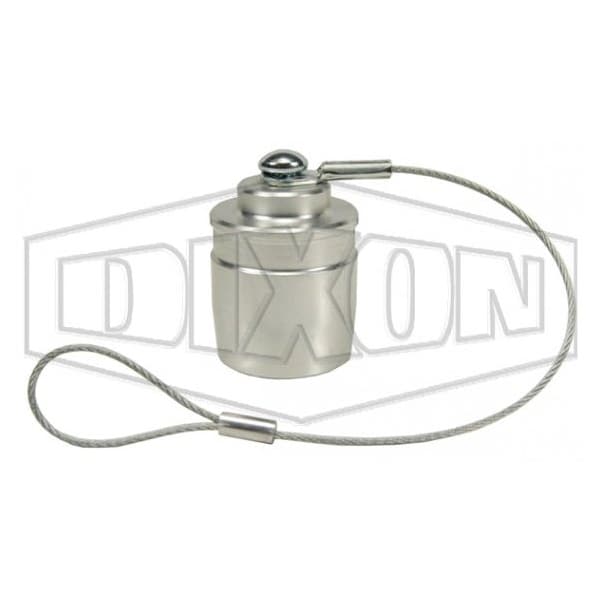 Dixon H Series Interchange Dust Cap, 1/2 in Nominal, Aluminum, Domestic H4DC-A - main